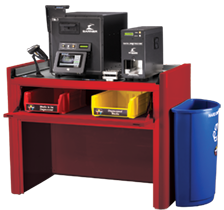 NSA Evaluated Products List Degaussing and hard drive destruction packages with customer workstation table