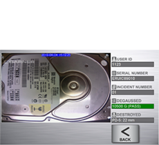 ironclad hard drive destruction verification screenshot